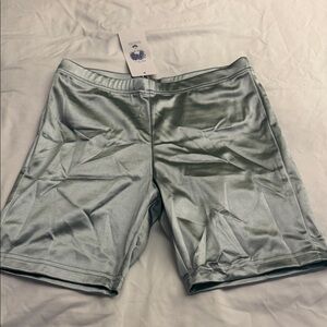 Women's Bike Shorts - Light Sage Green